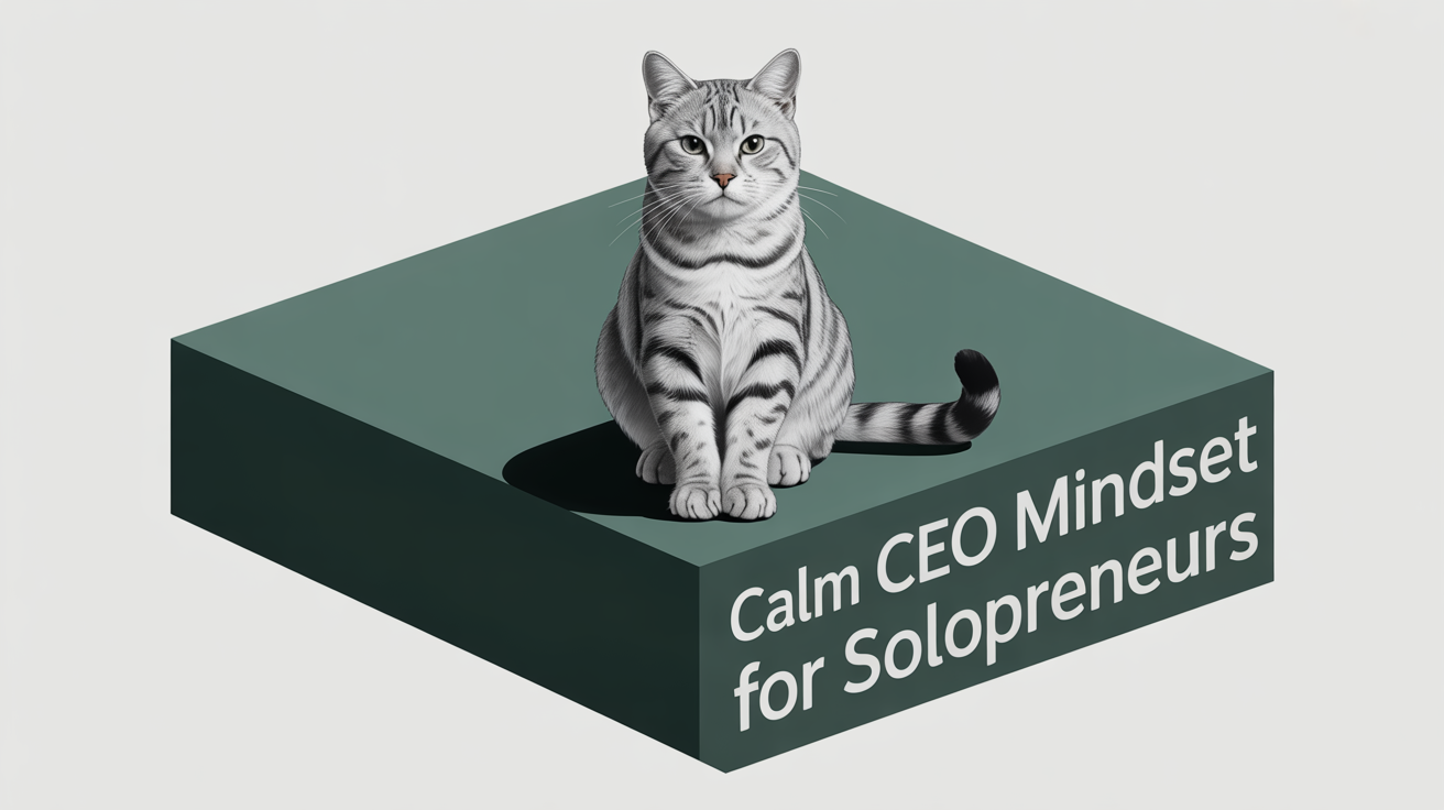 How Solopreneurs Can Develop a Calm CEO Mindset to Manage Stress Effectively