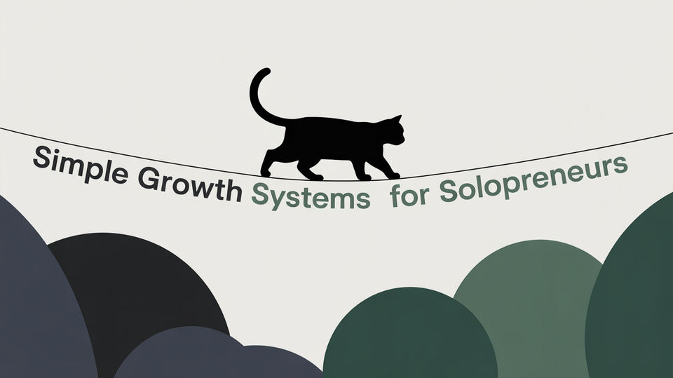How to Develop Growth Systems for Solopreneurs That Aren't Overly Complex