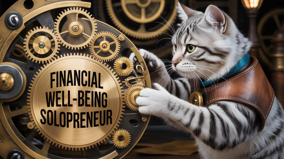 Can a simple bookkeeping app improve my financial well-being as a solopreneur?